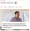 Student Corner: Developing Effective Methods of Preventing Sexual Assault in Rural Kenya