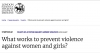 What drives men to violence and what do we know about what works to prevent it?